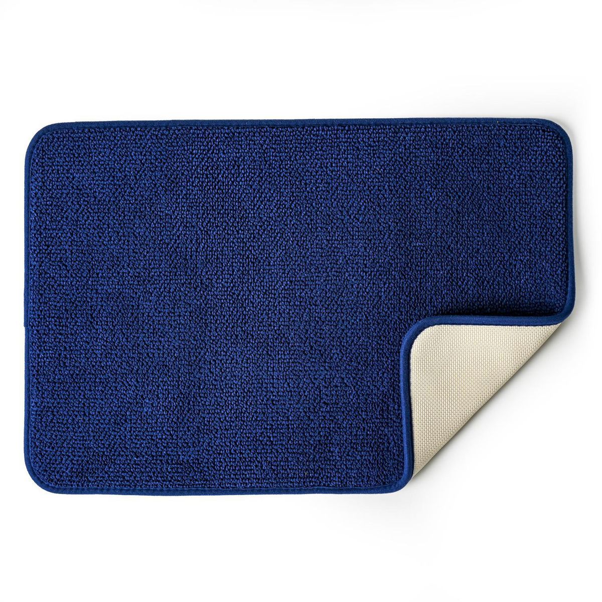 CANNON - Piso de Baño Chenille Foam 40x60 cm Poliéster Azul