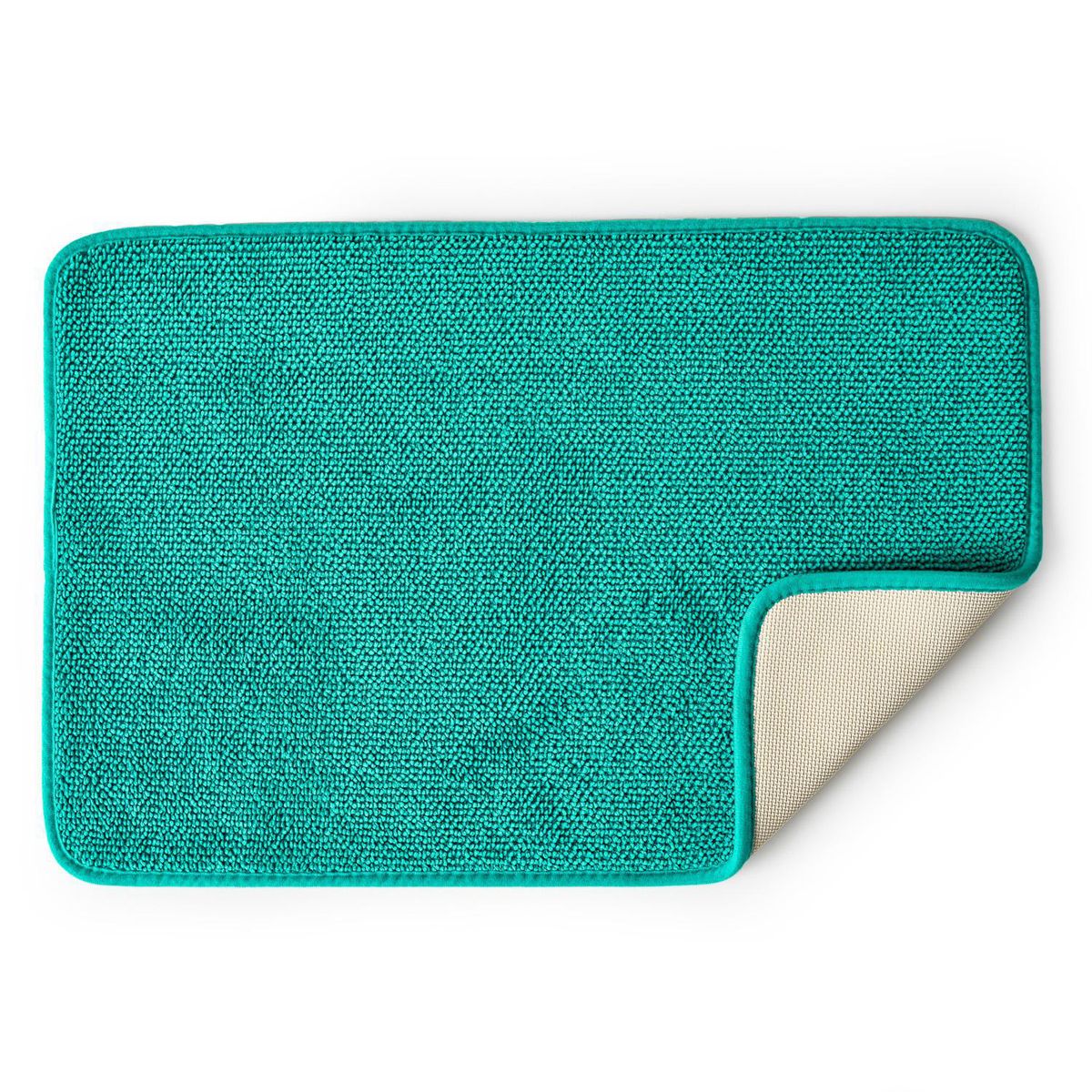 CANNON - Piso de Baño Chenille Foam 40x60 cm Poliéster Turquesa