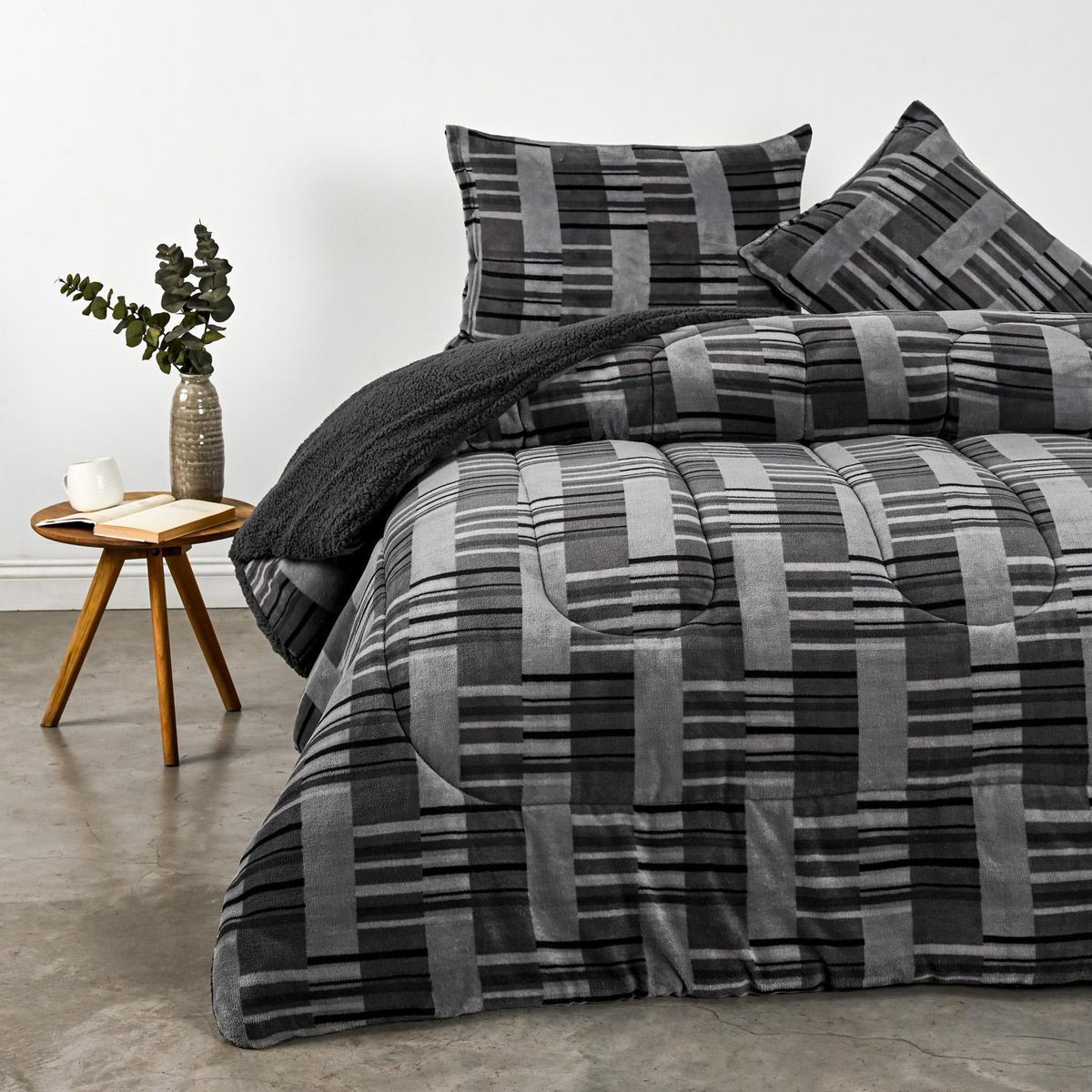 CANNON - Plumón 2 plazas Nick Gris 