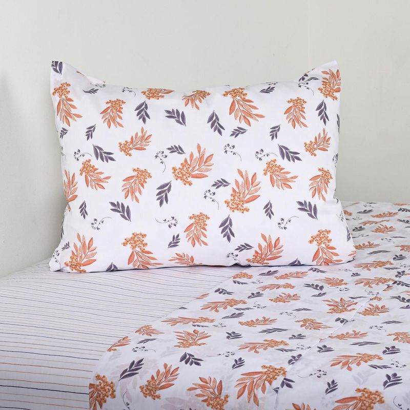 CANNON - Sabana Lavanda Rosa 1.5 plazas 144 Hilos Rosa