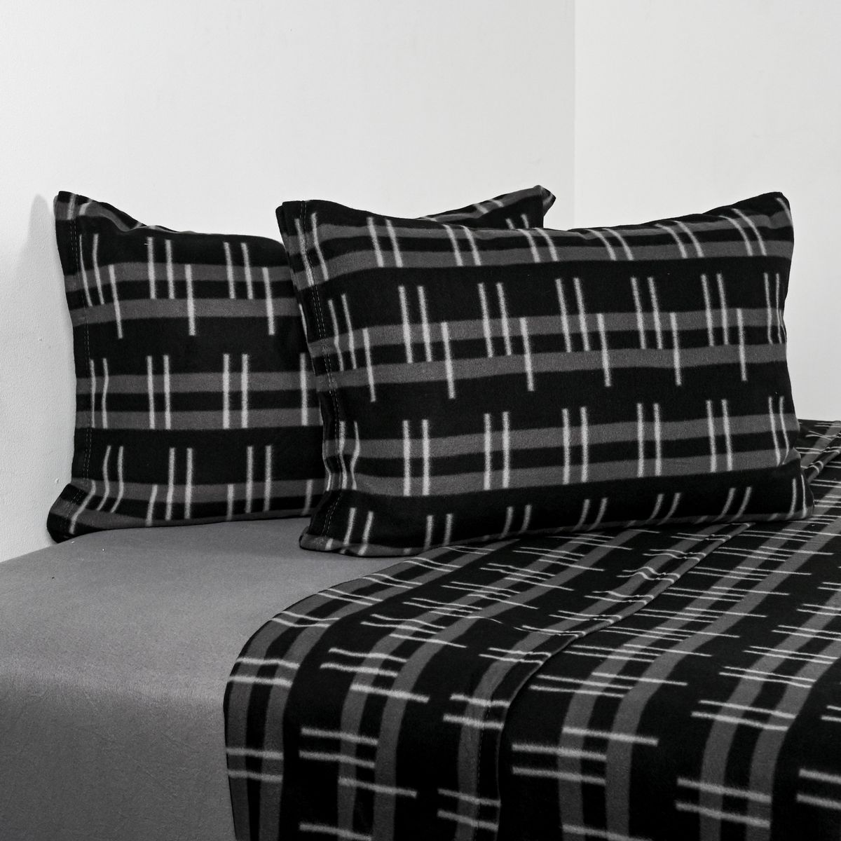 CANNON - Sábana Plain 2 plazas Negro