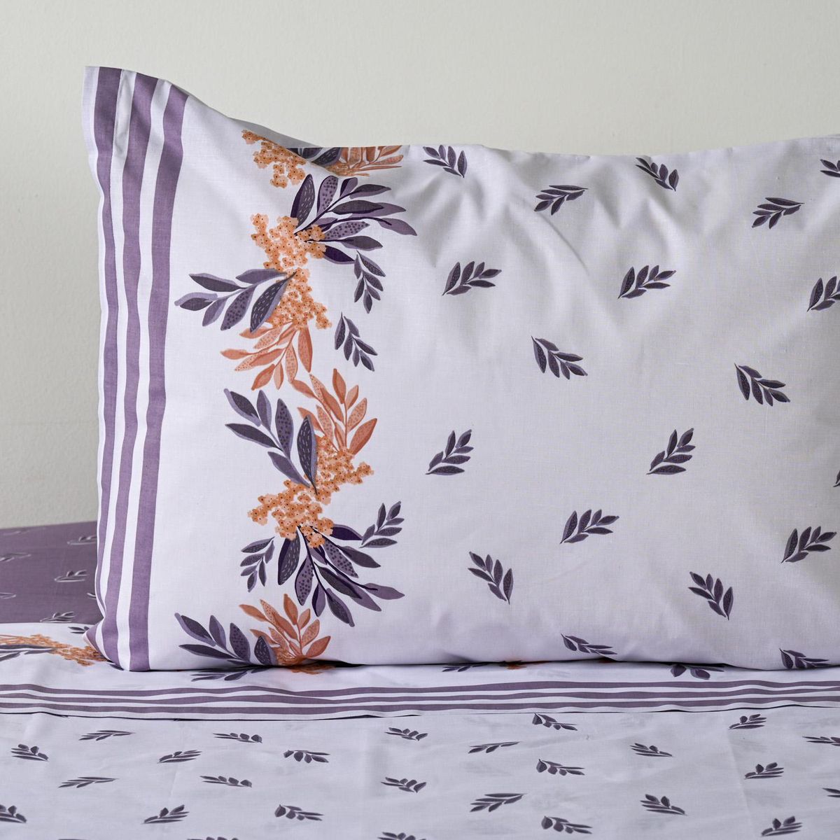 CANNON - Sabana Lavanda Lila 1.5 plazas 144 Hilos Morado