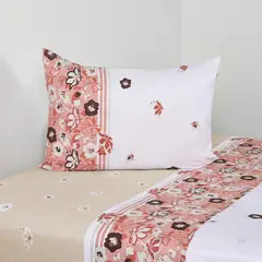 CANNON - Sabana Lavanda Lila 1 plaza 144 Hilos Rosa