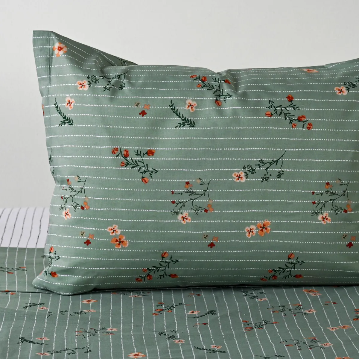 CANNON - Sabana Sarah Aqua 1 plaza 144 Hilos Turquesa