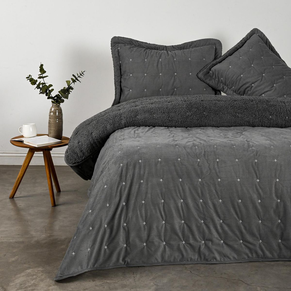 CANNON - Cubrecama King Marengo Gris 