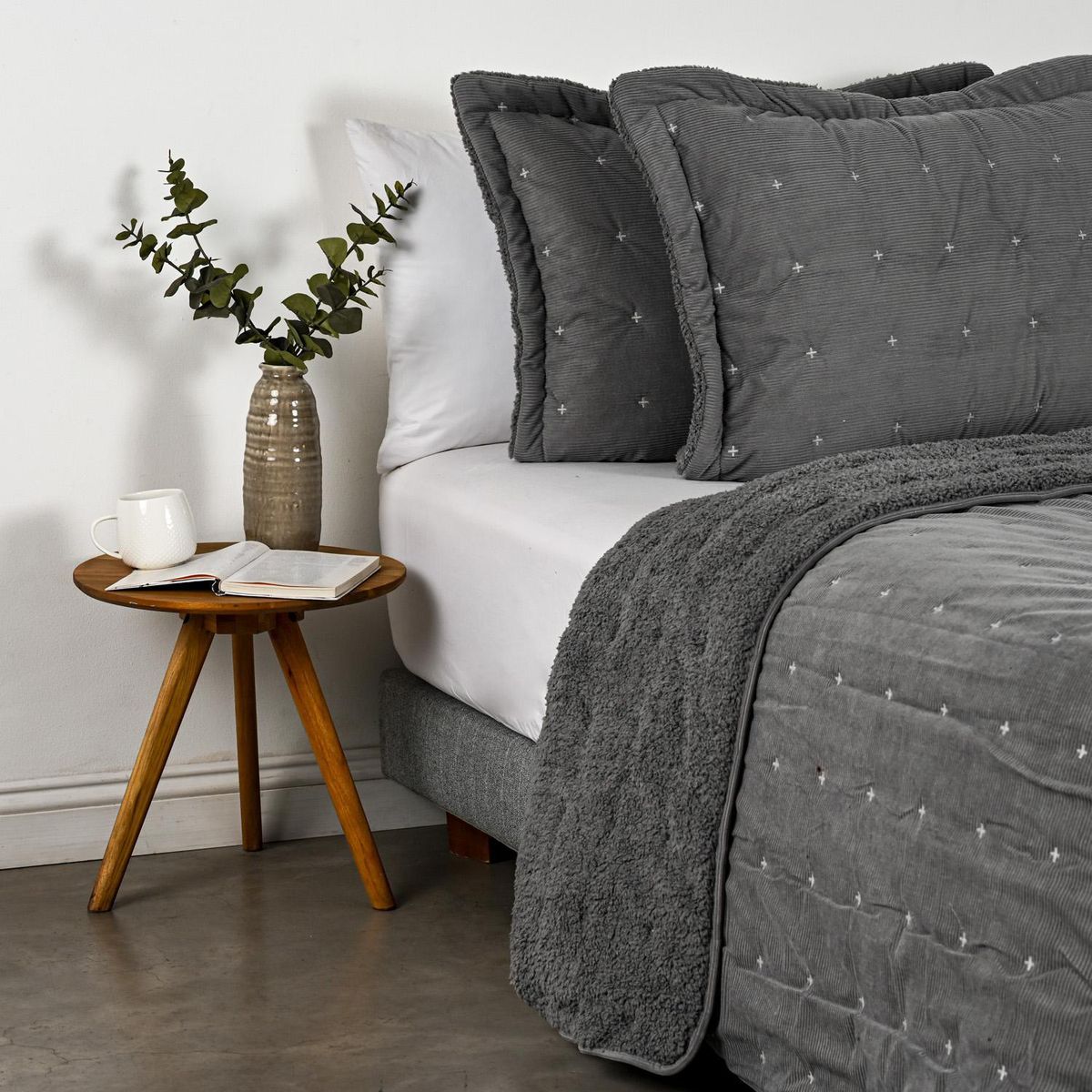 CANNON - Cubrecama King Marengo Gris 