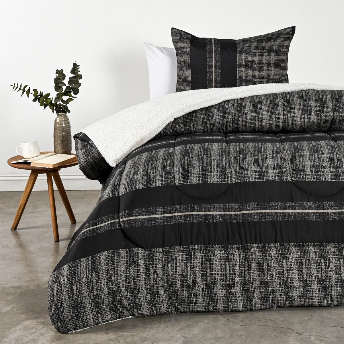 CANNON - Plumón 1.5 plazas Vias Gris 