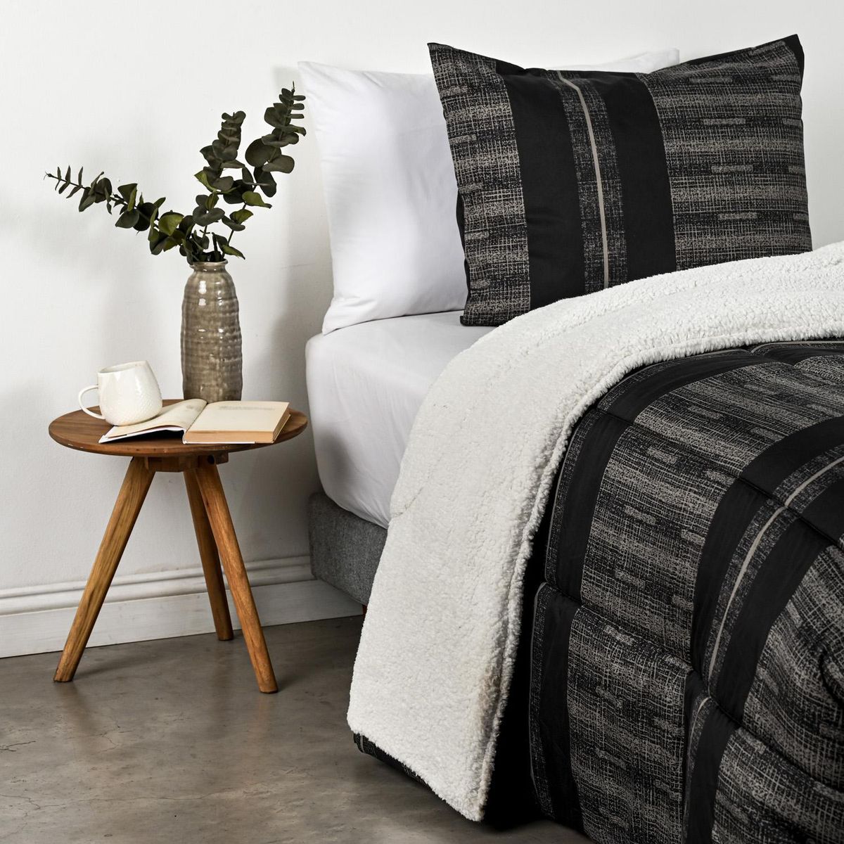 CANNON - Plumón 1.5 plazas Vias Gris 