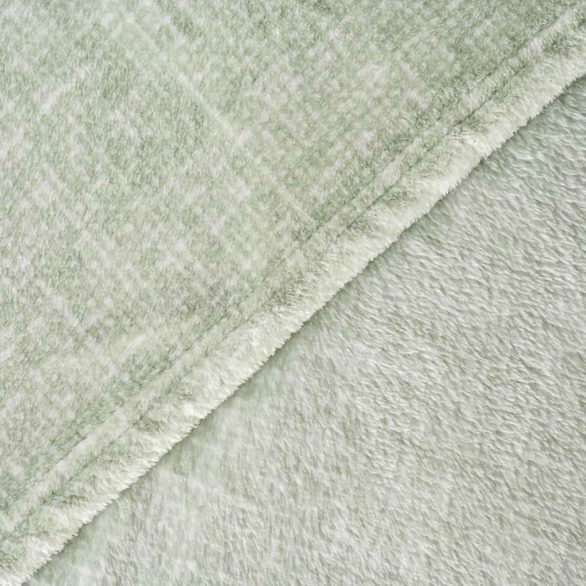 CANNON - Frazada Grid Aqua 1.5 plazas Verde