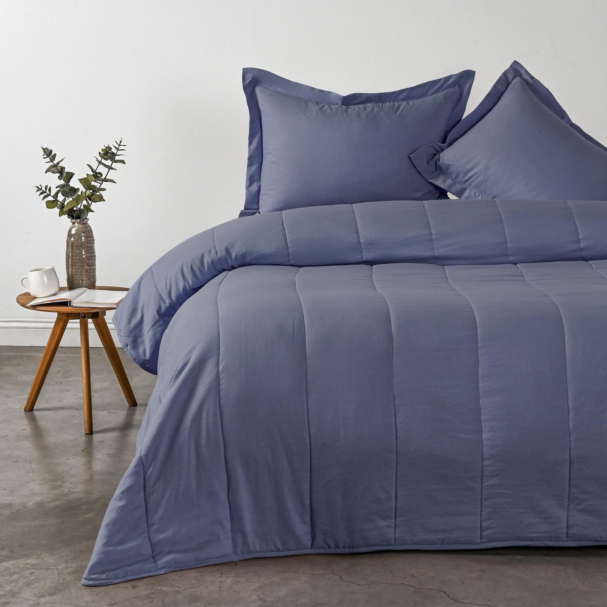 CANNON - Cubrecama King Piedra Azul 