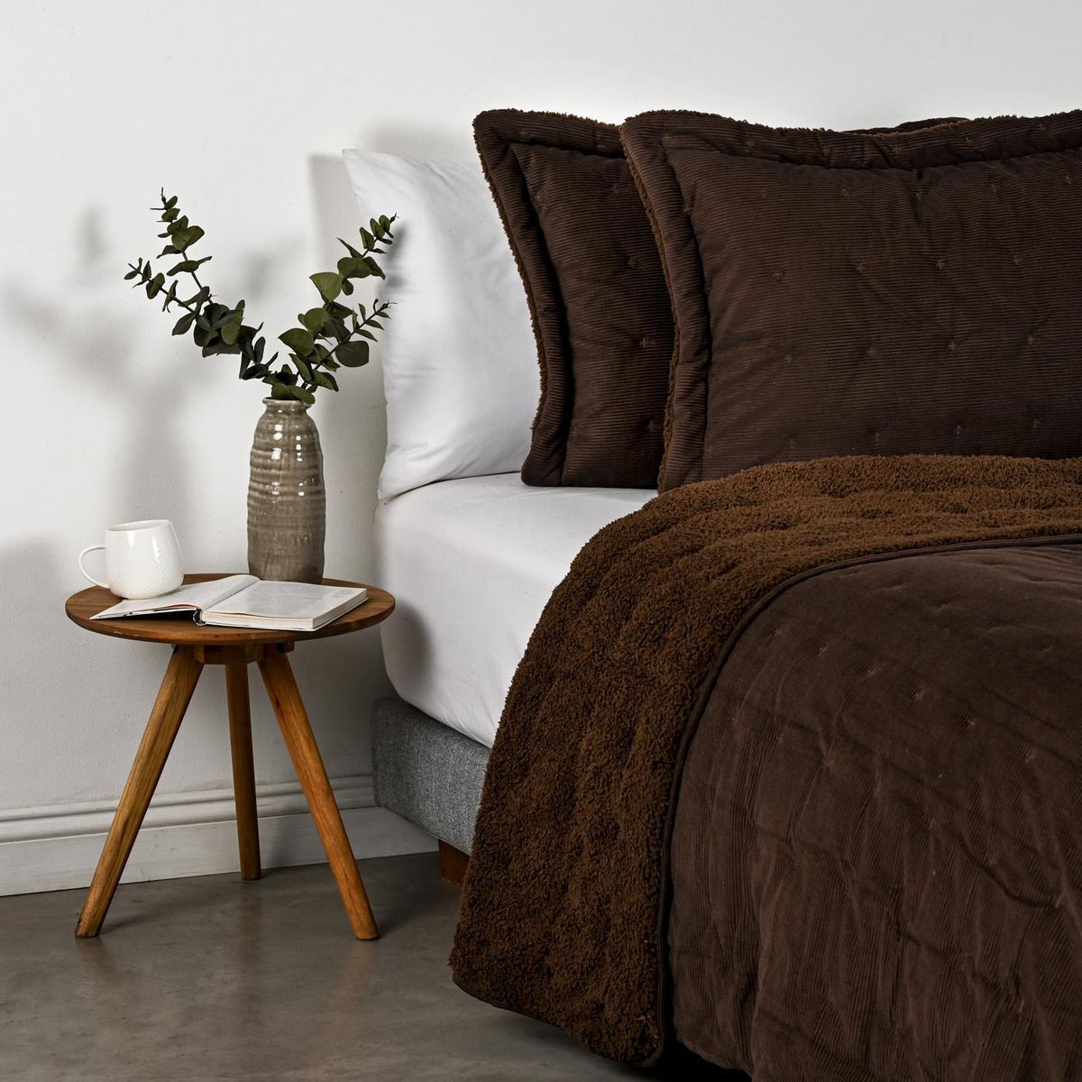 CANNON - Cubrecama 2 plazas Café Café 