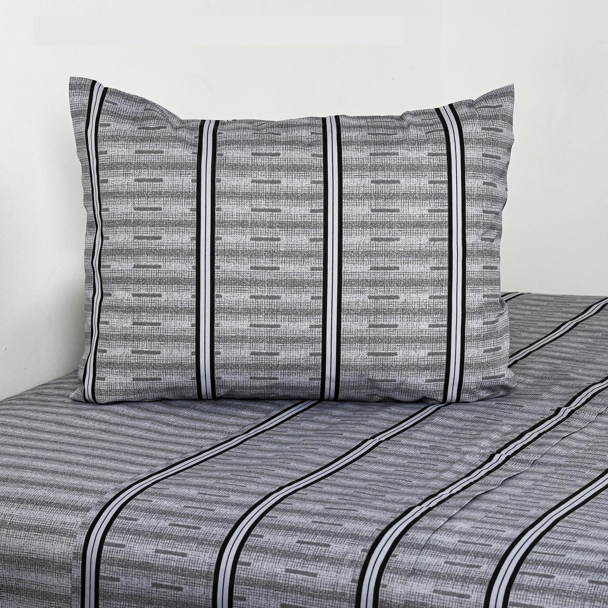 CANNON - Sabana Vias Gris 1 plaza 144 Hilos Gris