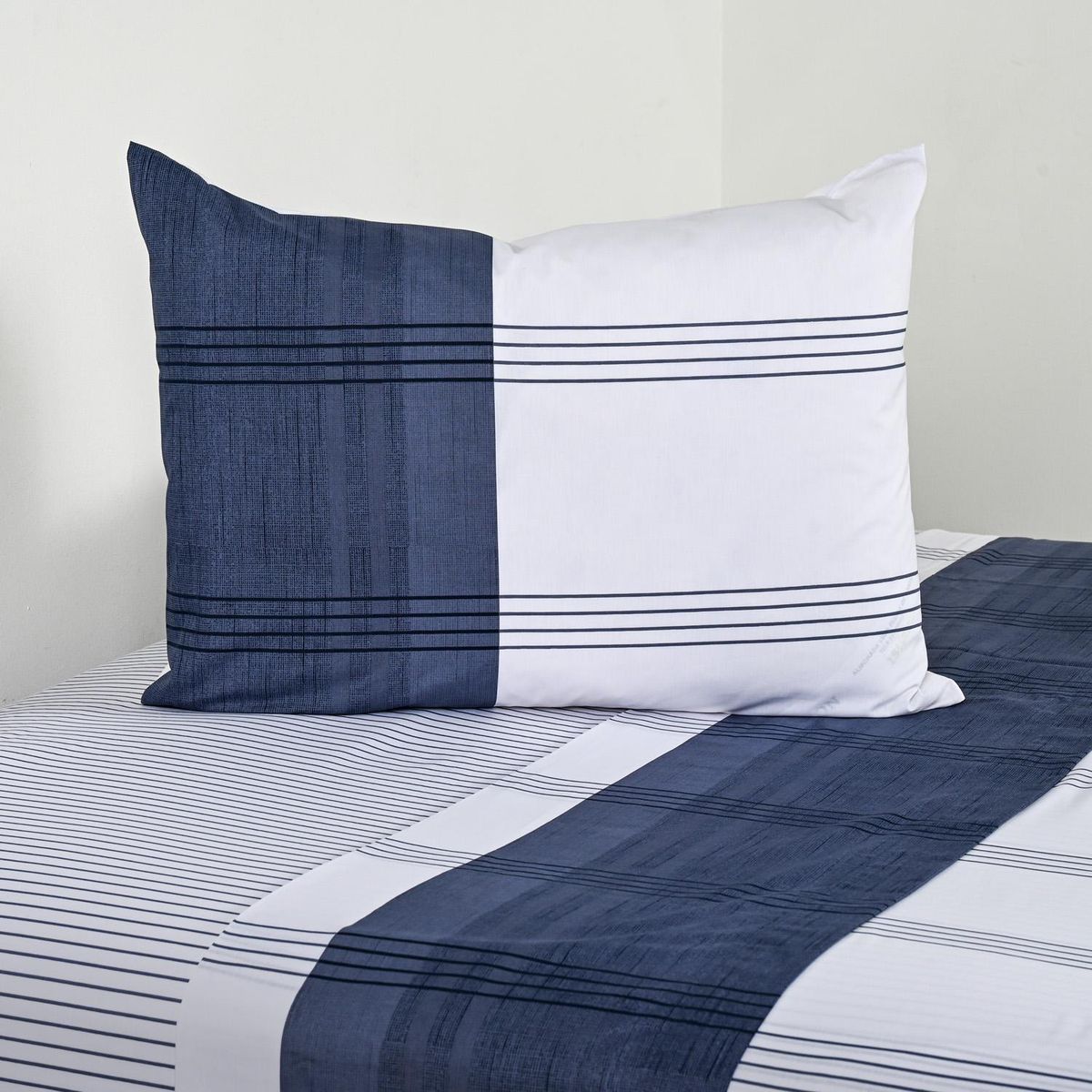 CANNON - Sabana Bluemoon 1.5 plazas 200 Hilos Azul