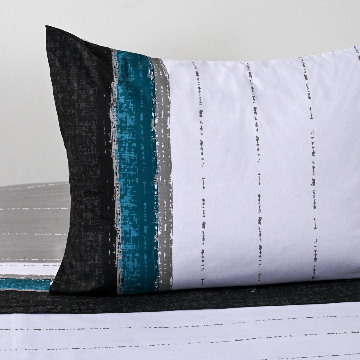 CANNON - Sabana Lavanda Lila 1.5 plazas 144 Hilos Azul