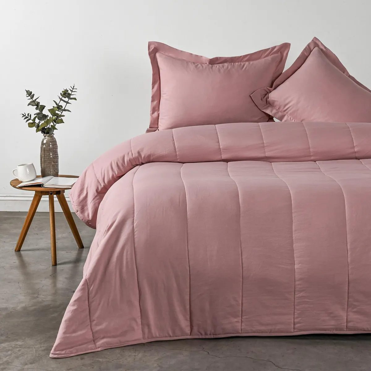 CANNON - Cubrecama 2 plazas Rosa Rosa 