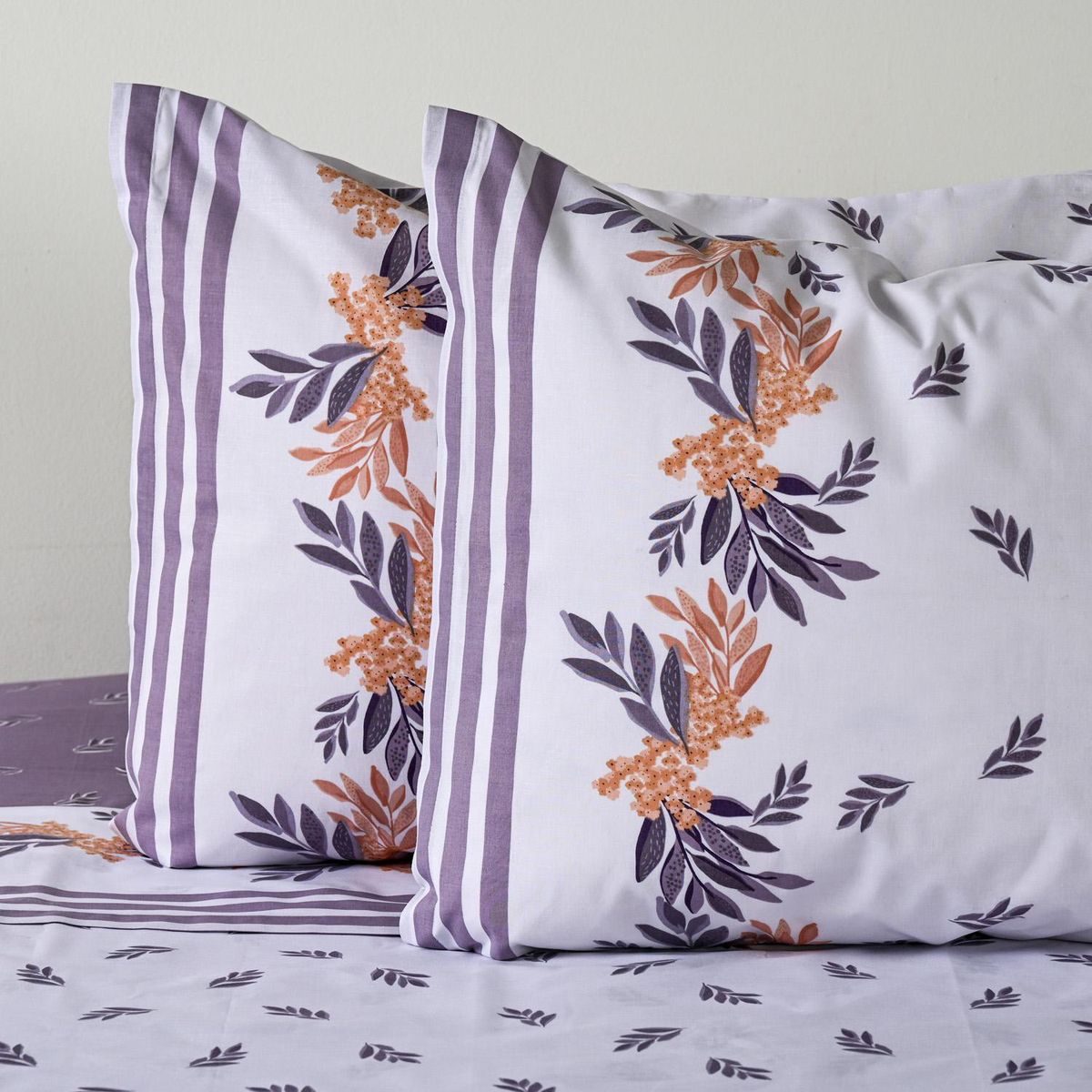 CANNON - Sabana Lavanda Lila 2 plazas 144 Hilos Morado