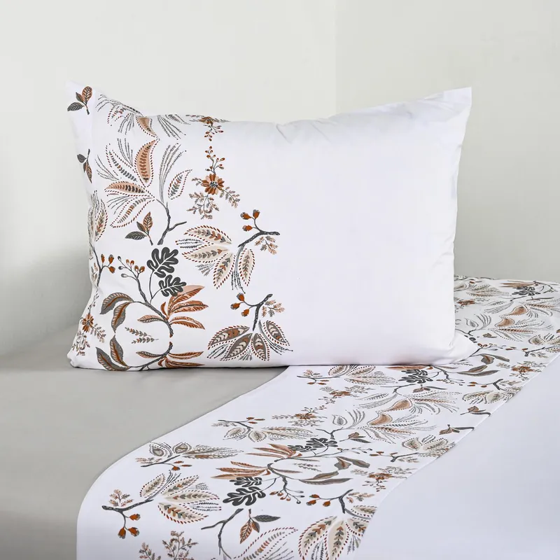 CANNON - Sabana Nouveau 1.5 plazas 200 Hilos Blanco