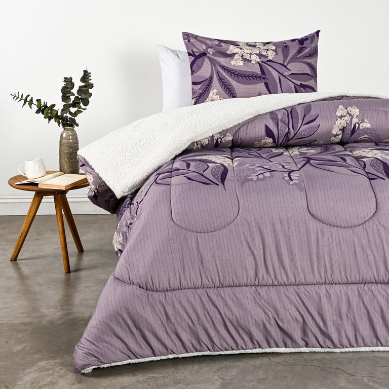 Plumón 1.5 plazas Lavanda Morado