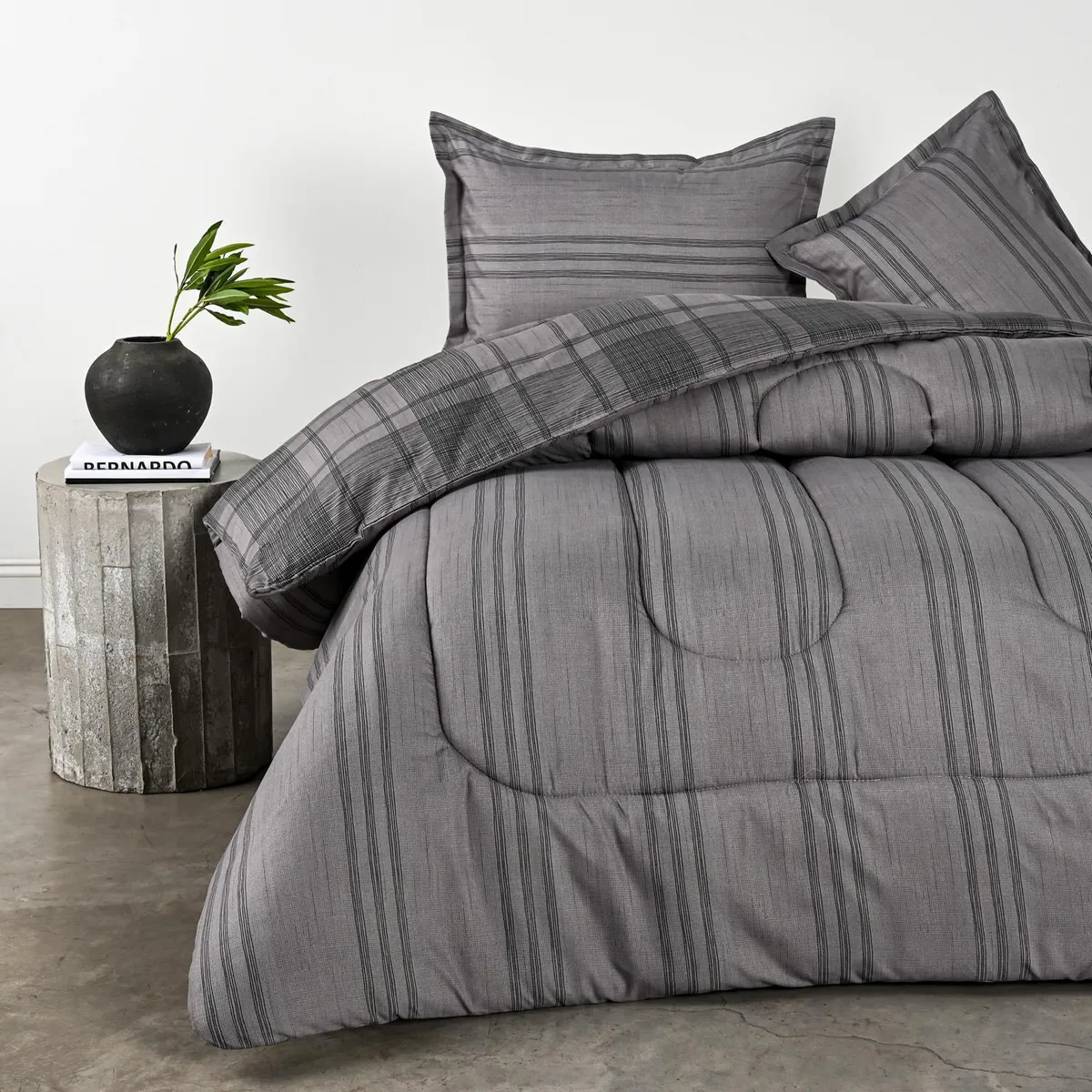 CANNON - Plumón 2 plazas Squares Gris 