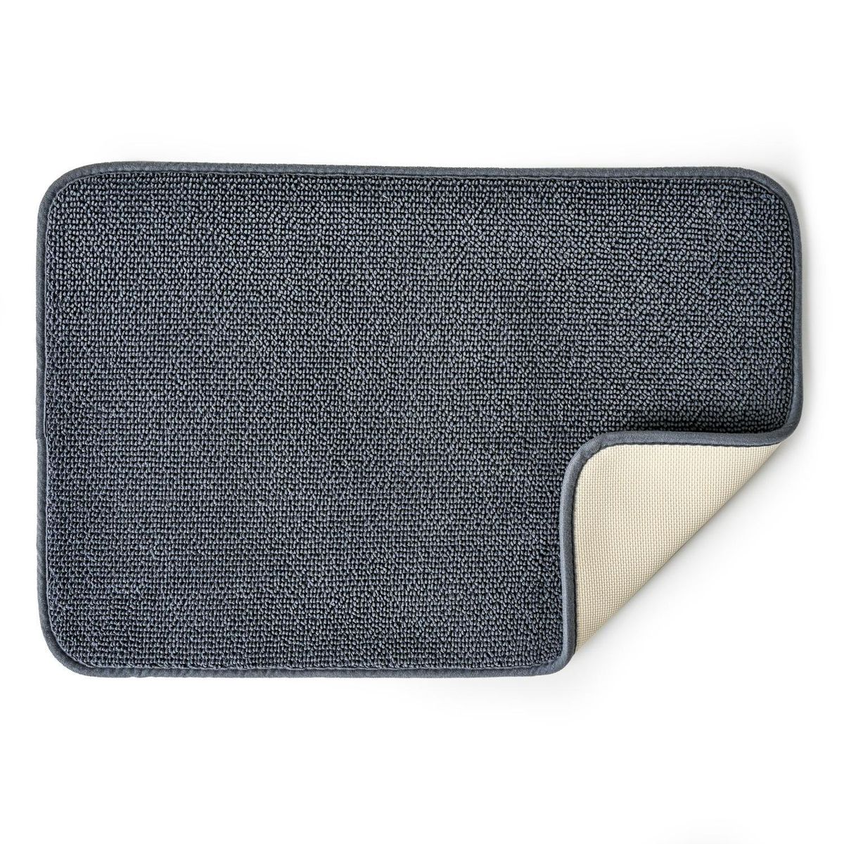 CANNON - Piso de Baño Chenille Foam 40x60 cm Poliéster Gris