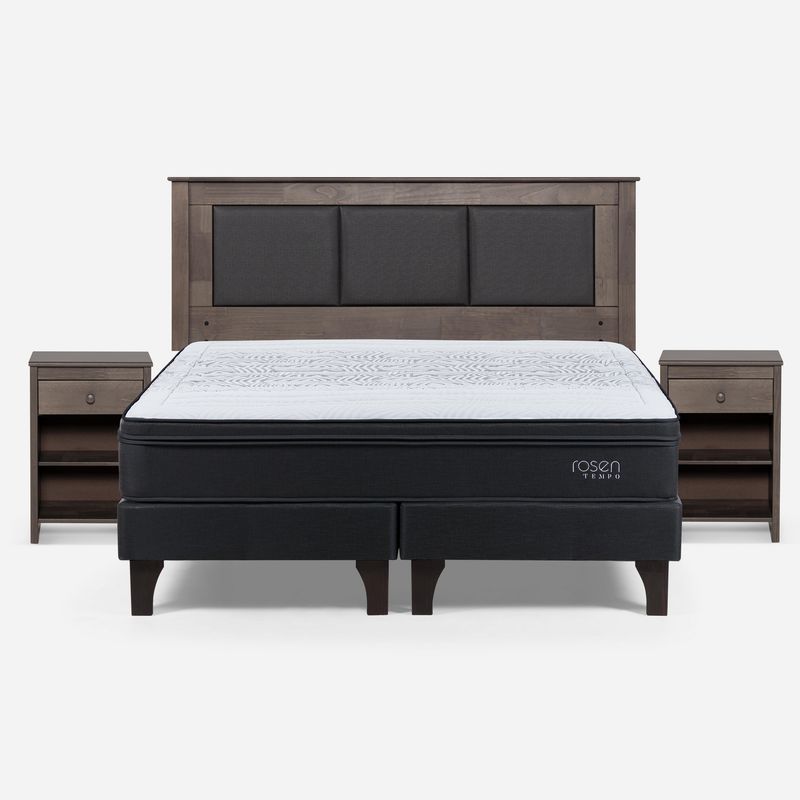 ROSEN - Cama King Tempo  Negro