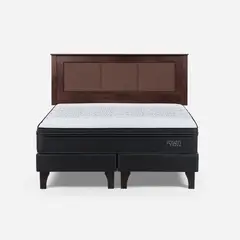ROSEN - Cama 2 Plazas Europea Tempo Negro