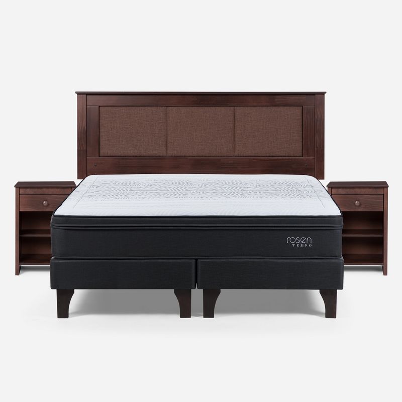 ROSEN - Cama King Tempo  Negro