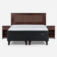 ROSEN - Cama King Europea Tempo Negro