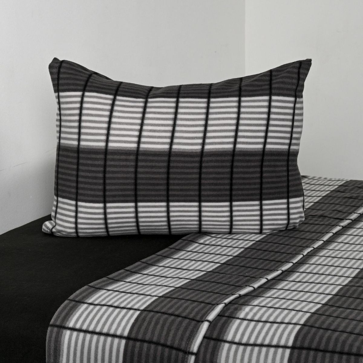 CANNON - Sábana Escocia 1 plaza Gris