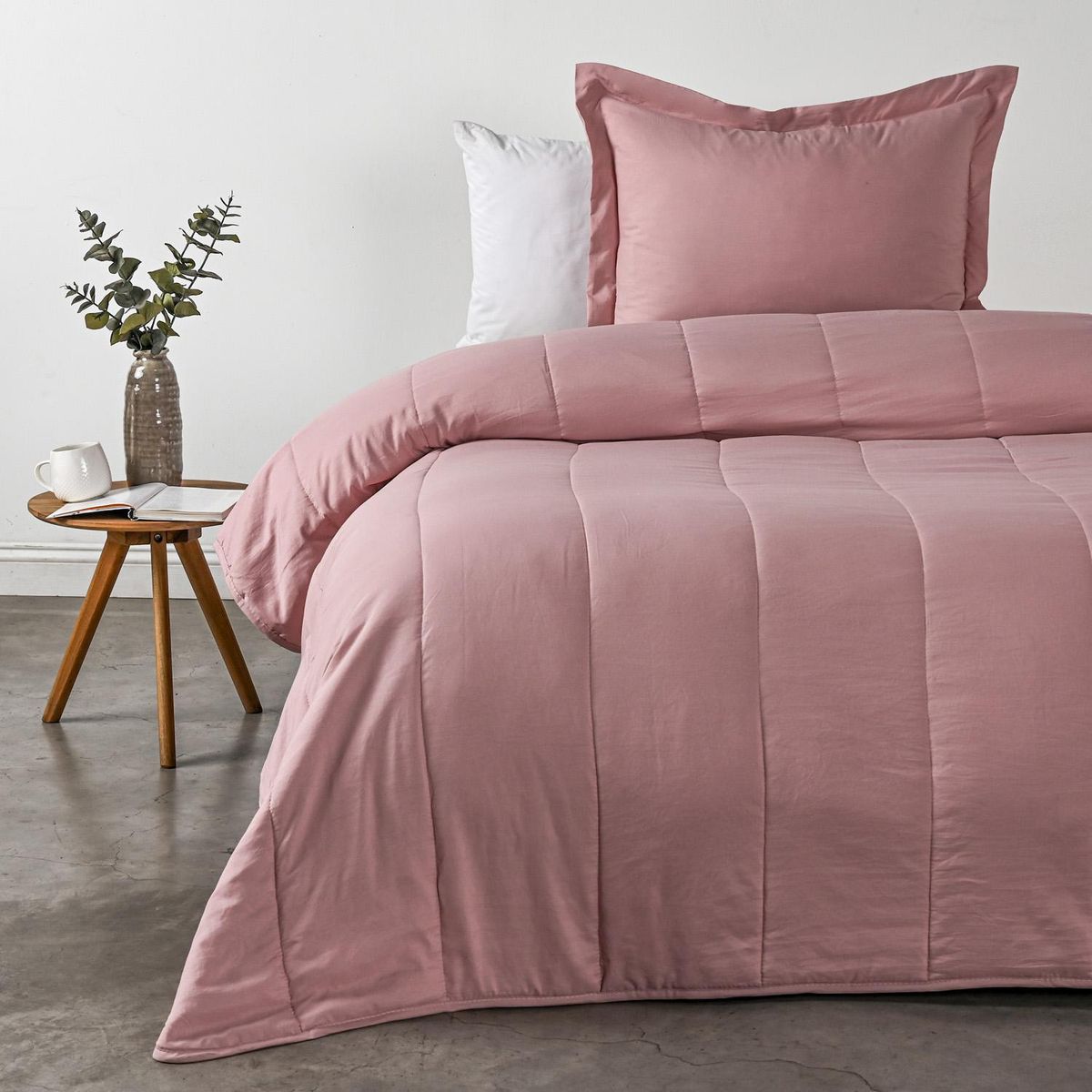 CANNON - Cubrecama 1.5 plazas Rosa Rosa 