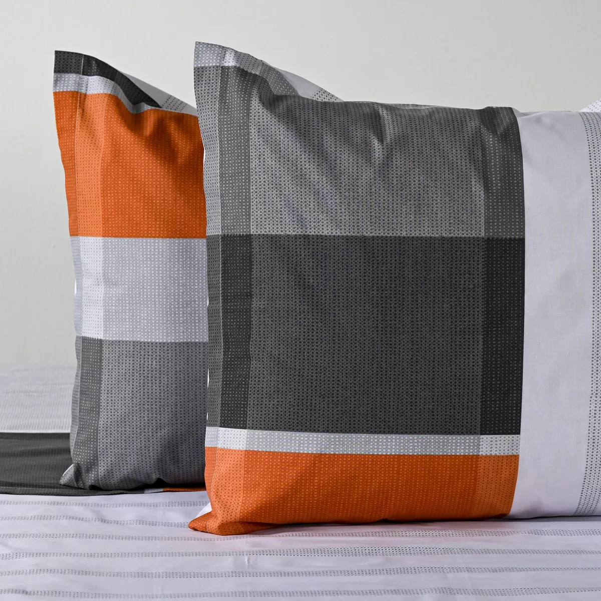 CANNON - Sabana Franjas Terra 2 plazas 144 Hilos Café