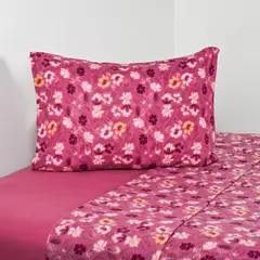 CANNON - Sábana Daph 1.5 plazas Rosa