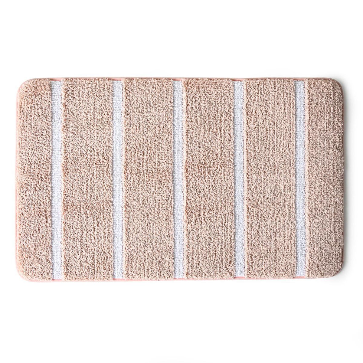 CANNON - Piso de Baño Tuft Memory 50x80 cm Poliéster Rosa