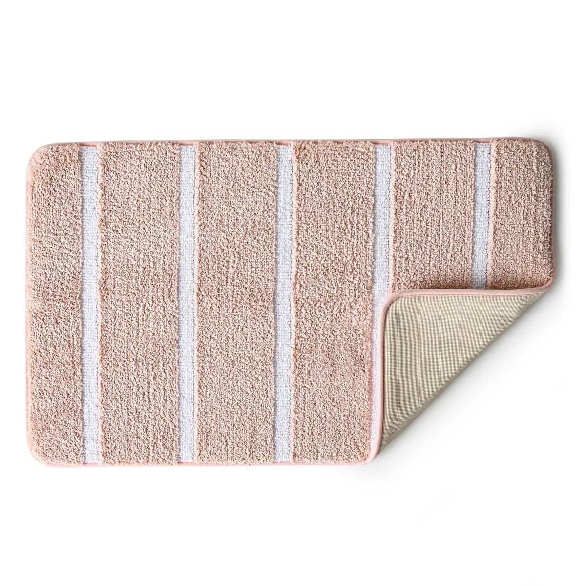 CANNON - Piso de Baño Tuft Memory 50x80 cm Poliéster Rosa