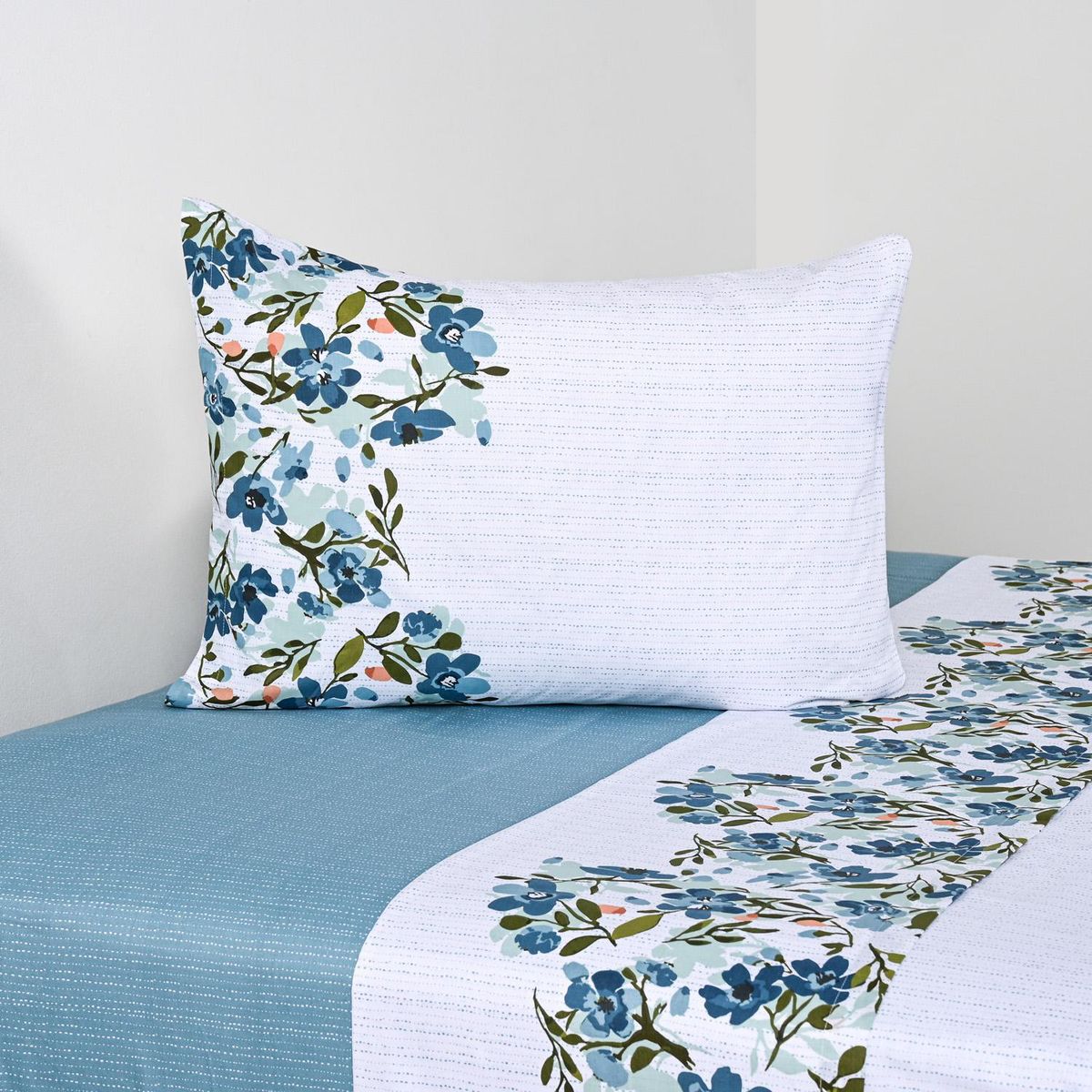 CANNON - Sabana Lavanda Lila 1.5 plazas 144 Hilos Rosa