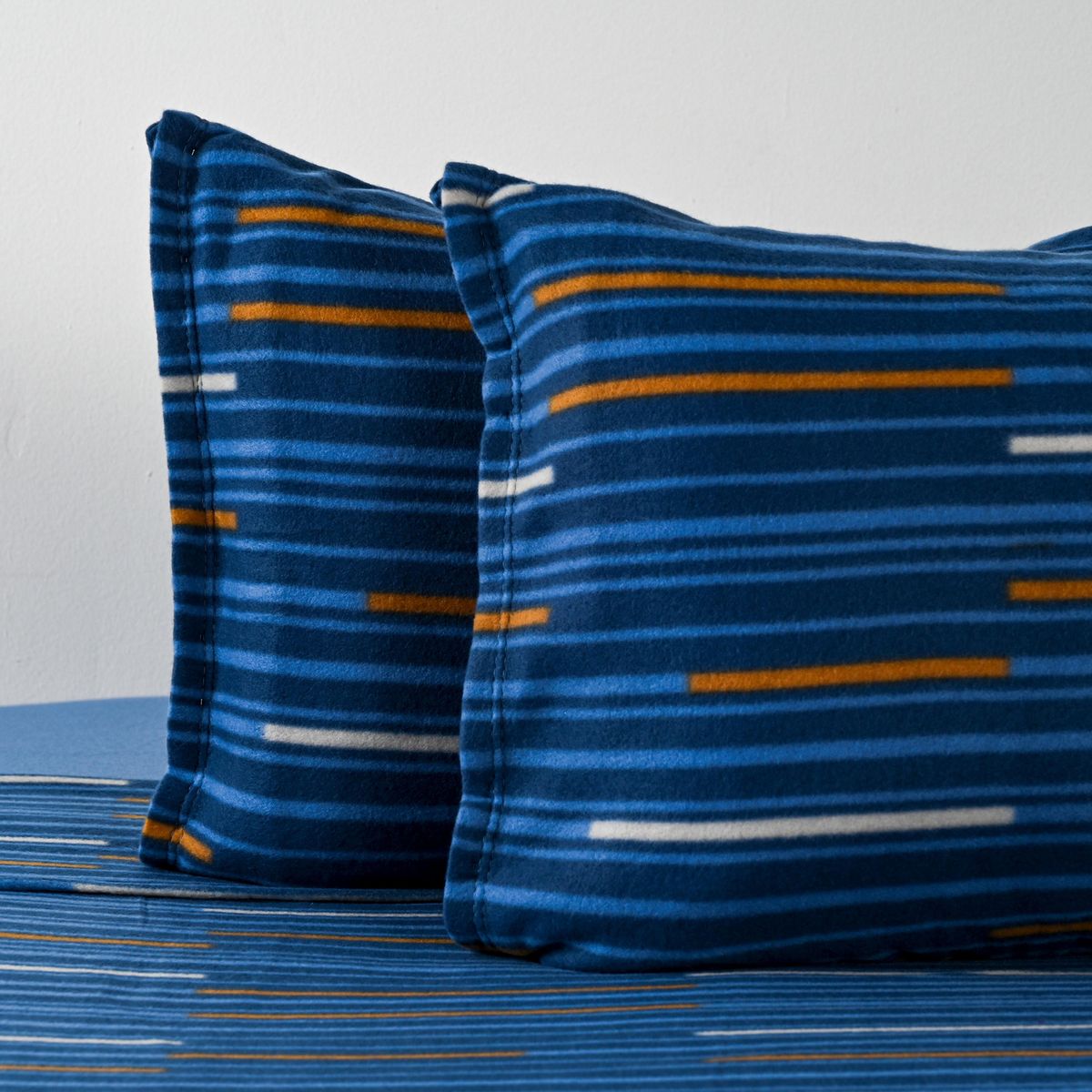 CANNON - Sábana Trazos 2 plazas Azul