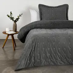 CANNON - Cubrecama 1.5 plazas Marengo Gris