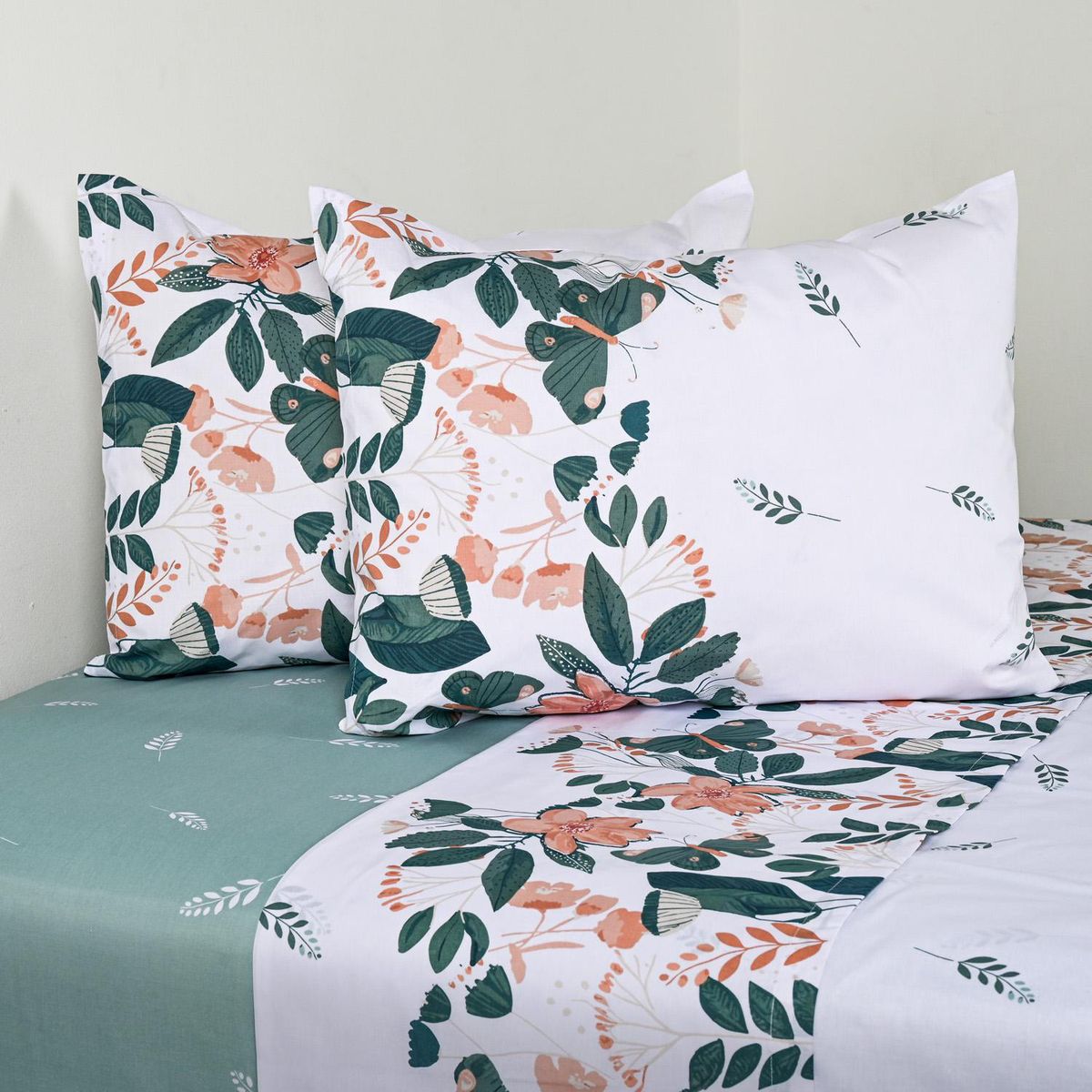 CANNON - Sabana Ninfa Turq 2 plazas 144 Hilos Turquesa