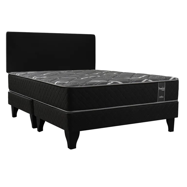 Cama King Europea Dream Tech Negro