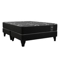 Cama King Europea Dream Tech Gris Oscuro