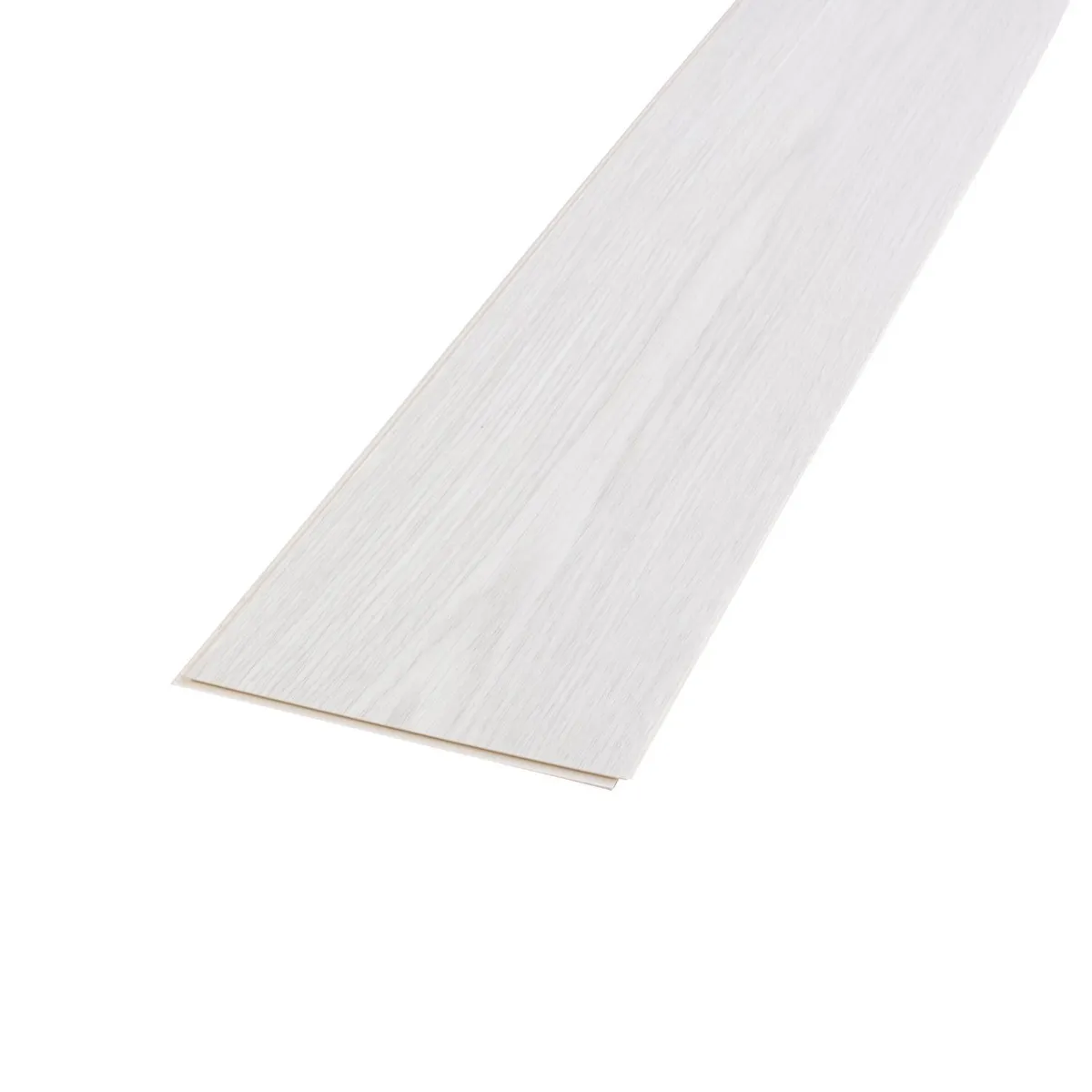 GRUPO CUBICO - Piso Vinílico con Manta Ixpe 5.5 mm 18x122 cm SPC101 Crema 2.64 m2