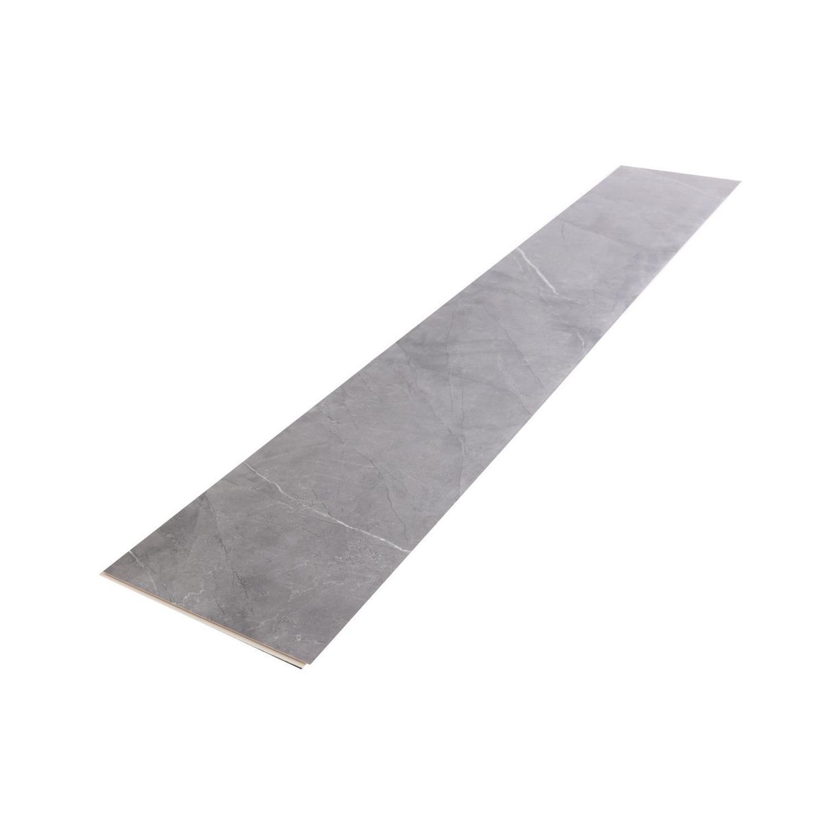 GRUPO CUBICO - Piso Vinílico SPC 5.5 mm 18x122 cm SPC103 Marmol Grafito 2.64 m2