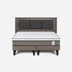 ROSEN - Cama 2 Plazas Europea New Style 6 Chocolate