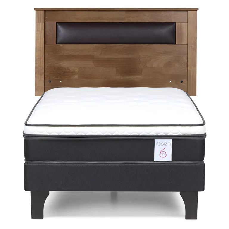 ROSEN Cama 1.5 plazas Europea New Style 6 Beige