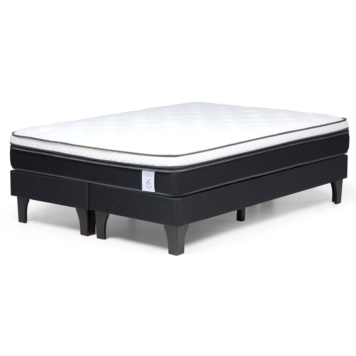 ROSEN - Cama 2 plazas Europea New Style 6 Chocolate
