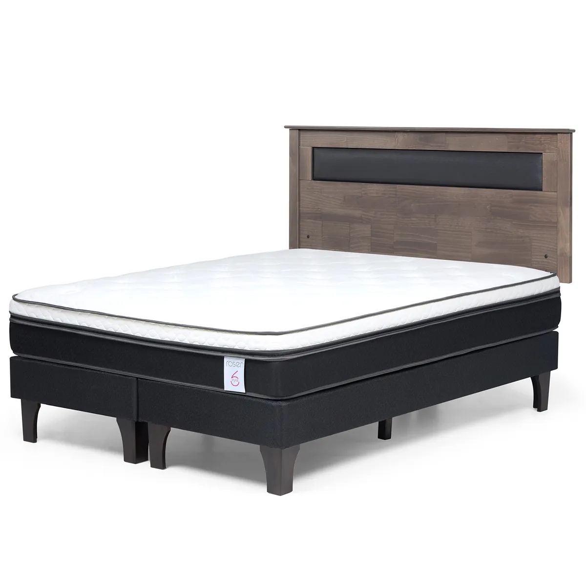 ROSEN - Cama 2 Plazas Europea New Style 6 + Respaldo