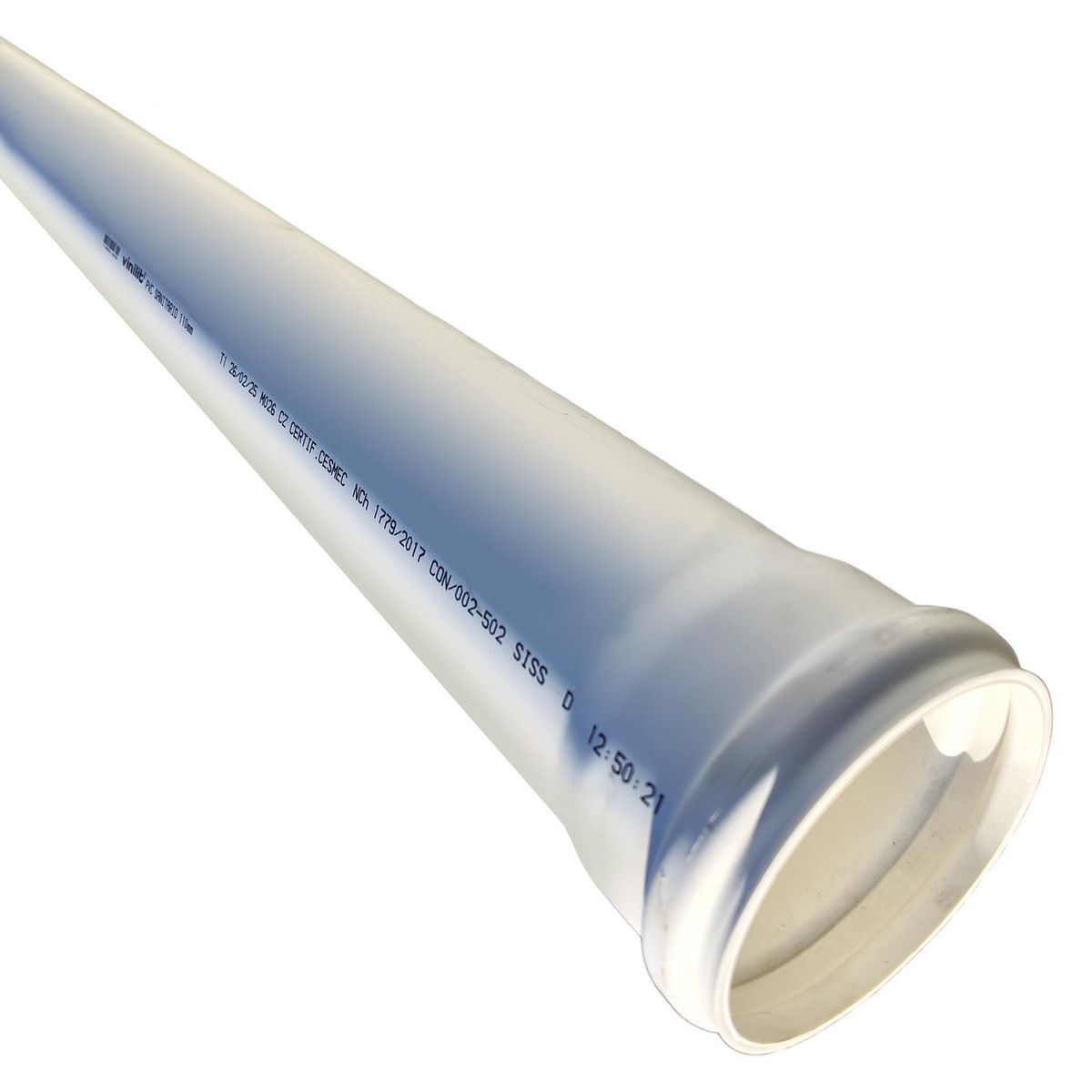 VINILIT - Tubo Sanitario Reforzado PVC Sanitario Agua 110 mmx600 cm