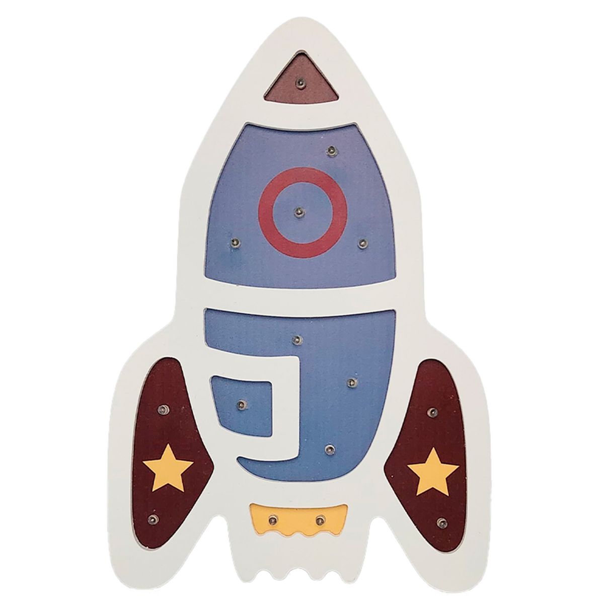 LEDZONE - Espantacuco Nave Blanco 3x29 cm