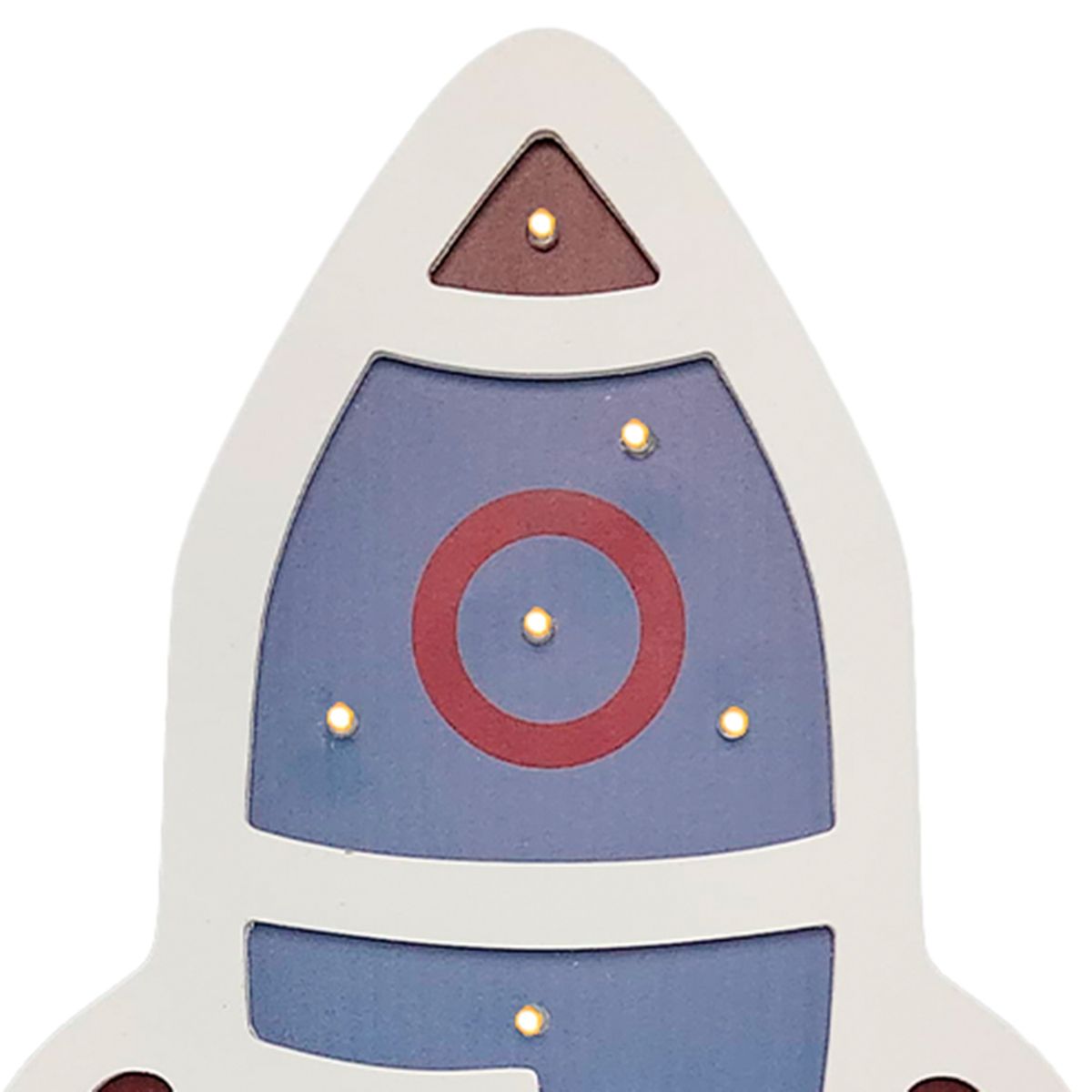 LEDZONE - Espantacuco Nave Blanco 3x29 cm