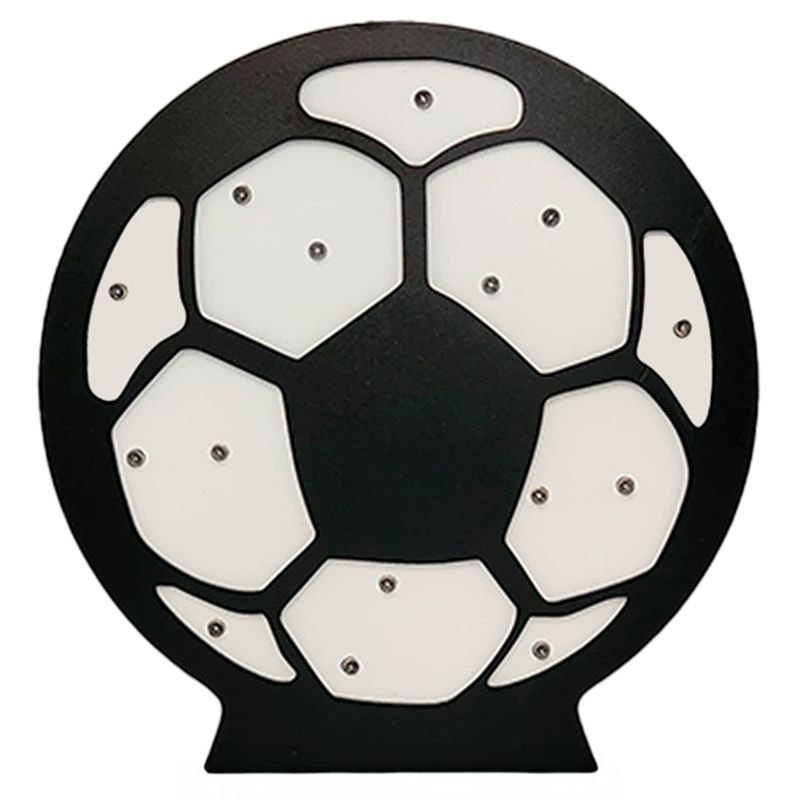 LEDZONE - Espantacuco Football Blanco 2.8x20 cm